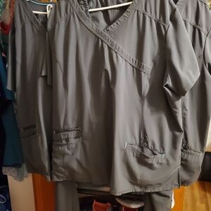 Scrubstar Gray Women's Blouse